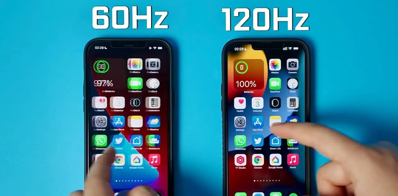 Screen characteristics / Refresh rate