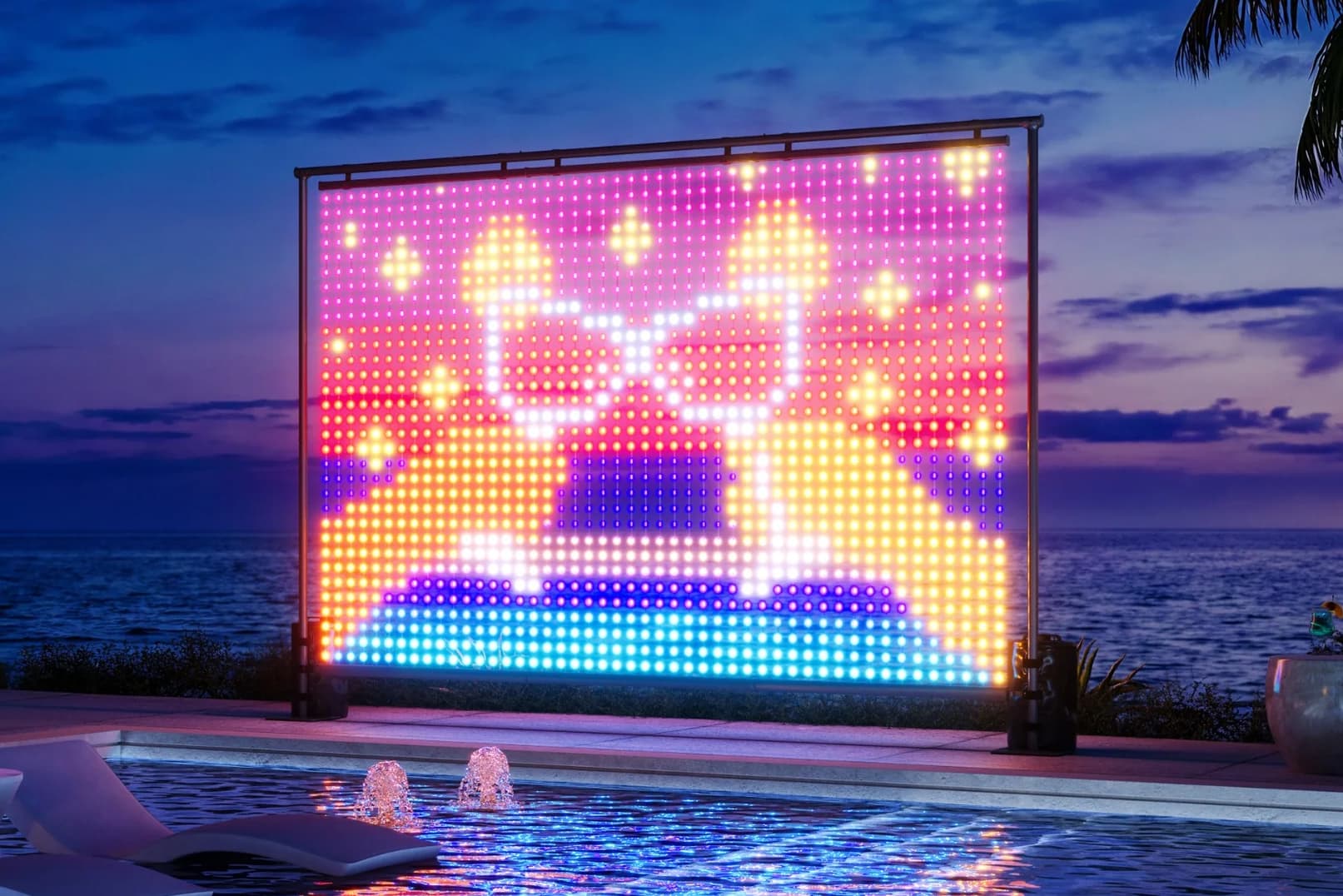 Govee’s new LED Lightwall comes with its own self-standing frame