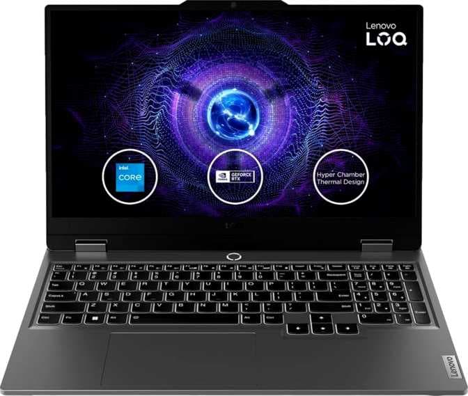 LENOVO LOQ 15IRX9 15" INTEL CORE I7-13650HX 2.6GHZ / NVIDIA GEFORCE RTX 4060 LAPTOP / 16GB RAM / 512GB SSD
