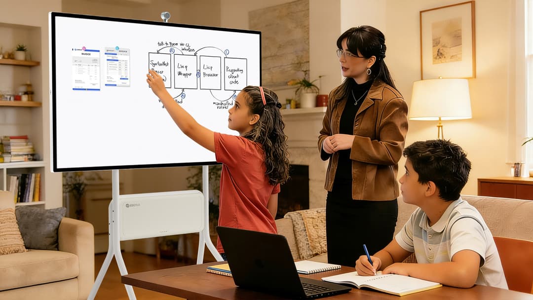 Cozyla’s TV-sized smart calendar makes your home look like a classroom